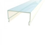 Рассеиватель для профиля матовый 36 REXANT, 2 метра -ПОД ЗАКАЗ-