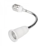 Переходник Е27-Е27 гибкий 150 мм REXANT