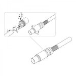 РАЗЪЁМ  штекер  TV  никель  c пружиной  PROCONNECT   (03-151)