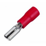 КЛЕММА ПЛОСКАЯ изолированная гнездо - 3.8мм 0.5-1.5мм² (РПи-м 1.5-(2.8) / РПИм 1,25-250 / FDD1.25-110(5))  REXANT