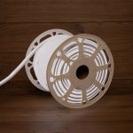 Гибкий неон SMD, форма – D (16х16 мм) белый, супер яркий (120 LED/м), 50 м (c комплектом подключения)