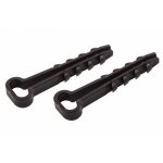 Дюбель-хомут нейлоновый прямоугольный 5-10 мм, черный (упак. 100 шт)  PROconnect