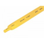 Термоусадка  12,0 / 6,0 мм, желтая (упак. 50 шт. по 1 м)  REXANT