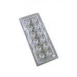 S01.01.01.220_IP-173X71-12-30, линза 173x71мм, 12 LED, 30 градусов, для 5050, IP67, PC, прозрачная,