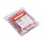 КЛЕММА ПЛОСКАЯ изолированная термоусаживаемая штекер - 6.35мм 0.5-1.5мм² (РПи-п-т 1.5-(6.3) / DRS/MDD1.25-250) красный  REXANT