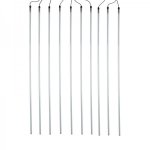 Гирлянда «Тающие сосульки» Каучук 24 В, комплект 10 шт. х 100 см, шаг 100 см, 900 LED, белый, соединяются