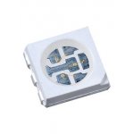 FM-T5050UGK-520D, ЧИП светодиод 5050 PLCC зеленый 110гр. 520нм 3600мКд