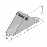 Пятка для мачт малая   REXANT