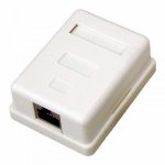 Rexant Рoзетка компьютерная внешняя, 1-порт RJ-45 (8P8C), FTP, CAT5E
