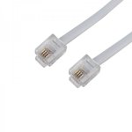 Телефонный шнур, удлинитель RJ-11(6P-4C), длина 20 метров, белый  REXANT