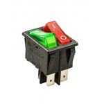 797 ПЕРЕКЛЮЧАТЕЛЬ 4 КОНТ. 250В/15.0А КРАСНЫЙЗЕЛЕНЫЙ (767)