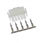 63080-5P (42021), корпус вилки (штырь)5 контактов MLX 6.35мм