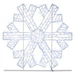 Фигура световая «Снежинка» 125х120 см, 200 LED, белый