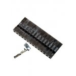 BLS-14, гнездо на кабель шаг 2.54мм 1x14 с контактами