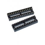 SCS-28, панелька для микросхем DIP 28 контактов узкая