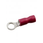 НКИ 1.5-5, наконечник кольцевой изолированный под винт М5 на провод 0.25-1.5мм2 (SG57604)