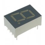 SA05-11YWA, светодиодный индикатор  желтый  ОА  12.7мм  1x7  4.7мКд