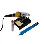 Набор для пайки № 4 (паяльник 30 Вт, оловоотсос, подставка, припой, губка) (ZD-303) REXANT