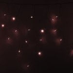 АЙСИКЛ (бахрома), 4,8 х 0,6 м, прозрачный ПВХ, 176 LED ЗОЛОТО