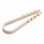 Дюбель-хомут нейлоновый 19-25 мм, белый (упак. 100 шт)  PROconnect