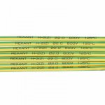 Термоусадка   2,0 / 1,0 мм, желто-зеленая (упак. 50 шт. по 1 м)  REXANT