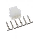 63080-6R (42022), корпус розетки 6 контактов MLX 6.35мм