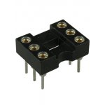 TRS-6, панелька для микросхем DIP 6 контактов узкая