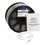 LED лента 220В, 10*7 мм, IP67, SMD 2835, 60 LED/m ЖЕЛТАЯ, без устан.набора в комплекте