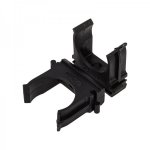 Крепеж-клипса для трубы ø 25 мм, черная (100 шт./уп.) REXANT