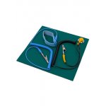 Коврик 200х200х2.5 мм, антистатический термостойкий с браслетом и гарнитурой