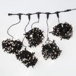 Клип лайт 24В, 5 нитей по 20 м, Flashing, 665 LED (535 Белые + 130 Flashing Белые), не соединяется