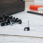 Крепеж кабеля плоский  6 х 4 мм, черный (упак. 50 шт)  REXANT