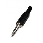 1-101 (NP-205), штекер аудио 6.35мм стерео пластик на кабель