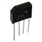 KBL406, выпрямительный диодный мост, 600В, 4А (KBL) = KBL06-E4/51