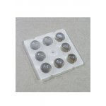 S01.01.01.019_SS-50X50-8-60, линза 50х50мм, 8 LED, 60 градусов, для 5050, PC, матовая, без уплотните