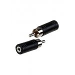 2-197, переходник RCA штекер - 2.5мм гнездо стерео пластик