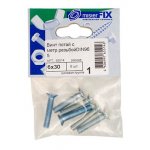 65514, винт потай DIN 965 M 6х30 (6шт.)