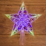 Фигура светодиодная "Звезда" на елку цвет: RGB, 10 LED, 17 см, 230 В