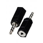 2-011, переходник 3.5мм штекер стерео - 2.5мм гнездо стерео пластик