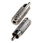 2-224, переходник RCA штекер - 3.5мм гнездо моно металл