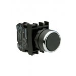B101DH, Кнопка нажимная круглая черная