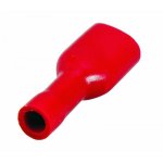 КЛЕММА ПЛОСКАЯ полностью изолированная гнездо - 6.6 мм 0.5-1.5мм² (РППи-м 1.5-(6.3) / FDFD1.25-250)  REXANT