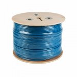 Rexant витая пара, F/UTP, CAT6, PVC, 4 x 2 x 0,57 мм, 23AWG, синий, 305м