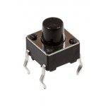 1164-666.5, Кнопка тактовая, 6х6мм, h=6.50мм