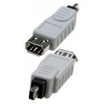 6-094, переход IEEE 1394 4p "шт" - IEEE 1394 6p "гн"