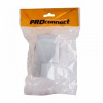 Розетка переносная б/з белая 10А PROCONNECT