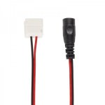 Коннектор питания с джеком для одноцветных светодиодных лент с влагозащитой шириной 10мм