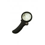 TH-600600B, лупа круглая со светодиодной  подсветкой d=75мм 2.5х/25х/55х