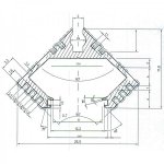 Алюминиевый профиль угловой накладной/врезной (длина 3м) для линеек шир до 10мм  цена за метр чайка