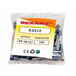 НАКОНЕЧНИК ШТЫРЕВОЙ ВТУЛОЧНЫЙ изолированный   F-12мм 2.5мм² (НШВи 2.5-12 / E2512) синий  REXANT